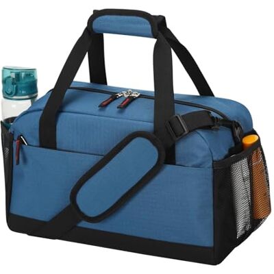 LONALIA Kleine Sporttas met Natte Zak Licht Handbagage 35×20×20 cm, Mini Sporttas met Meerdere Vakken voor Sport, Weekend of Korte Verblijven Duffle Bag LONALIA Kleine Sporttas met Natte Zak Licht Handbagage 35×20×20 cm, Mini Sporttas met Meerdere Vakken voor Sport, Weekend of Korte Verblijven Duffle Bag