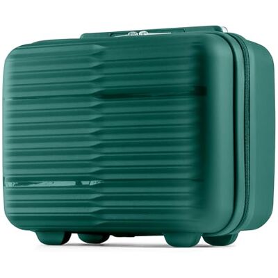 POSH Polypropyleen koffer, make-uptassen, handbagage, middelgrote en grote koffers en trolleys, reiskoffer met TSA-slot en geruisloze dubbele wielen, stapelbaar, Groen, Klassiek POSH Polypropyleen koffer, make-uptassen, handbagage, middelgrote en grote koffers en trolleys, reiskoffer met TSA-slot en geruisloze dubbele wielen, stapelbaar, Groen, Klassiek