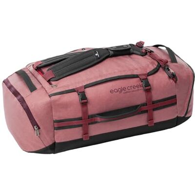 Eagle Cargo Hauler Wheeled Duffel opvouwbare reistas met wieltjes, grote duffeltas, rugzak van slijtvast en waterafstotend TPU-weefsel, varianten, aardrood, 60 l, x, Aarde Rood, Indeling Eagle Cargo Hauler Wheeled Duffel opvouwbare reistas met wieltjes, grote duffeltas, rugzak van slijtvast en waterafstotend TPU-weefsel, varianten, aardrood, 60 l, x, Aarde Rood, Indeling