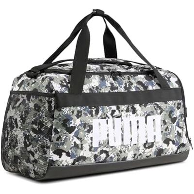 Puma Challenger AOP Kleine sporttas, zwart-camouflage Aop, OSFA, sporttassen Puma Challenger AOP Kleine sporttas, zwart-camouflage Aop, OSFA, sporttassen
