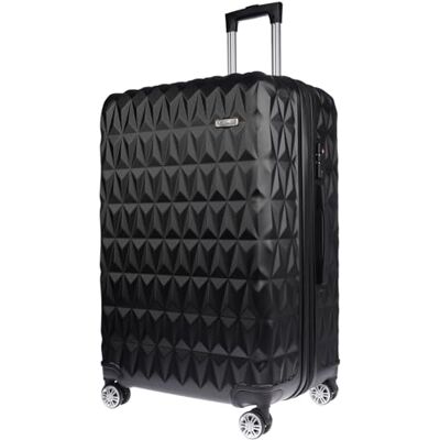 Christian Wippermann XL Jumbo koffer met 4 wielen, extra groot, 49 x 75 x 32 cm, met uitzettingsafdichting met TSA-slot, tot 138 l, licht 3,9 kg, voor mannen en vrouwen, zwart, maat Christian Wippermann XL Jumbo koffer met 4 wielen, extra groot, 49 x 75 x 32 cm, met uitzettingsafdichting met TSA-slot, tot 138 l, licht 3,9 kg, voor mannen en vrouwen, zwart, maat