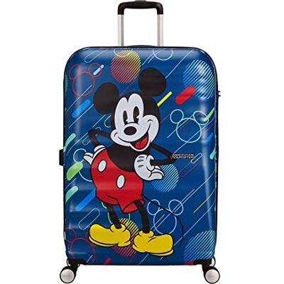 American Tourister Wavebreaker Disney Spinner L, kinderkoffer, 77 cm, 96 l, meerkleurig (Mickey Future Pop) American Tourister Wavebreaker Disney Spinner L, kinderkoffer, 77 cm, 96 l, meerkleurig (Mickey Future Pop)
