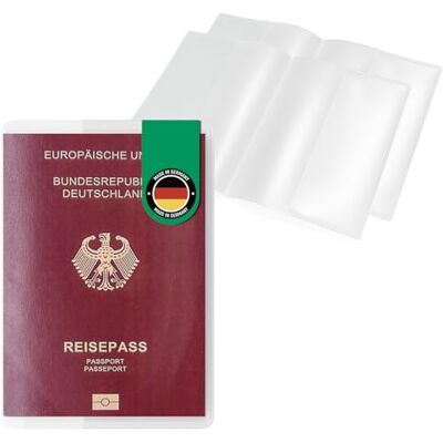 Falkenhorn Paspoorthoes Made in Germany transparant, scheurvast en onuitwisbaar voor nieuw Duits paspoort vanaf 2017 verschillende verpakkingsmaten, Transparant, Casual Falkenhorn Paspoorthoes Made in Germany transparant, scheurvast en onuitwisbaar voor nieuw Duits paspoort vanaf 2017 verschillende verpakkingsmaten, Transparant, Casual