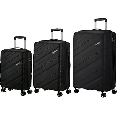 American Tourister Jetdriver 3.0, zwart., Harde koffer met 360° dubbele wielen American Tourister Jetdriver 3.0, zwart., Harde koffer met 360° dubbele wielen
