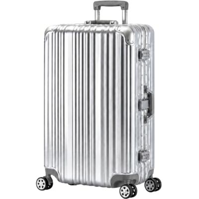 Travelhouse London-T1169 koffer met harde schaal met aluminium frame, verschillende maten en kleuren, zilver. Travelhouse London-T1169 koffer met harde schaal met aluminium frame, verschillende maten en kleuren, zilver.