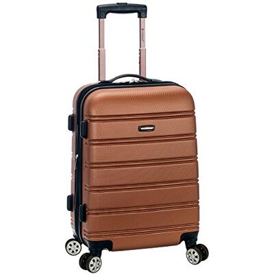 Rockland Melbourne Harde koffer met zwenkwielen, Bruin, Melbourne Uitbreidbare harde hoes Rockland Melbourne Harde koffer met zwenkwielen, Bruin, Melbourne Uitbreidbare harde hoes