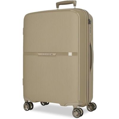 MOVOM Noon Grote koffer, beige, 51 x 76 x 33 cm, stijf, 4,58 kg, TSA-sluiting, polypropyleen, 4,58 kg, 109 cm, rekbaar, beige, eenheidsmaat, grote koffer MOVOM Noon Grote koffer, beige, 51 x 76 x 33 cm, stijf, 4,58 kg, TSA-sluiting, polypropyleen, 4,58 kg, 109 cm, rekbaar, beige, eenheidsmaat, grote koffer