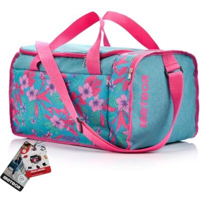 meteor Sporttas, reistas, duffel, fitness, training, gym, weekend, werk Gymtas voor schoolsport, zwemlessen en reizen, jongens en meisjes, polyester, zijzak, verstelbare riem meteor Sporttas, reistas, duffel, fitness, training, gym, weekend, werk Gymtas voor schoolsport, zwemlessen en reizen, jongens en meisjes, polyester, zijzak, verstelbare riem