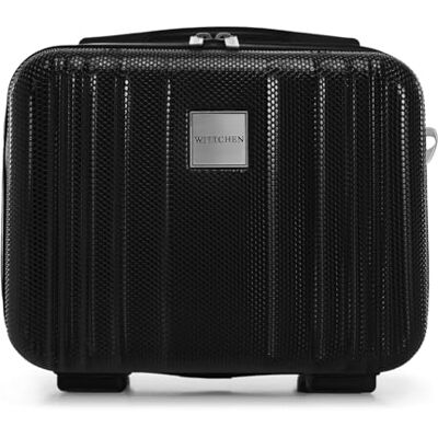 WITTCHEN Parent ULTIMO Line, koffer, lichte bagage, reiskoffer, polycarbonaat, TSA-slot, telescopische handgreep, 4 zwenkwielen, reisbagage, zwart., Koffer WITTCHEN Parent ULTIMO Line, koffer, lichte bagage, reiskoffer, polycarbonaat, TSA-slot, telescopische handgreep, 4 zwenkwielen, reisbagage, zwart., Koffer