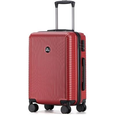 Blade Set van 3 koffers met harde schaal, lichte koffer op wielen, handbagage van ABS + PC met TSA-slot, koffer met 4 wielen, spinner, set van 3 reiskoffers, bordeaux, Koffer Blade Set van 3 koffers met harde schaal, lichte koffer op wielen, handbagage van ABS + PC met TSA-slot, koffer met 4 wielen, spinner, set van 3 reiskoffers, bordeaux, Koffer