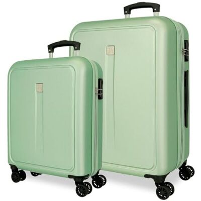 ROLL ROAD Cambodja Reistas, groen, 46 x 65 x 28 cm, set van 2 koffers, Groen, Set van 2 koffers ROLL ROAD Cambodja Reistas, groen, 46 x 65 x 28 cm, set van 2 koffers, Groen, Set van 2 koffers