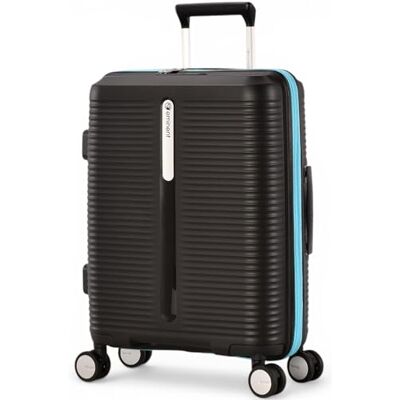 Eminent Finno Handbagage Koffer 55x40x20, Uitbreidbaar, Hardcase, 4 Wielen, Licht, TSA Slot, 2,5 kg, 39L, Trolley Handkoffer Vliegtuig Reis Vakantie Zwart Eminent Finno Handbagage Koffer 55x40x20, Uitbreidbaar, Hardcase, 4 Wielen, Licht, TSA Slot, 2,5 kg, 39L, Trolley Handkoffer Vliegtuig Reis Vakantie Zwart