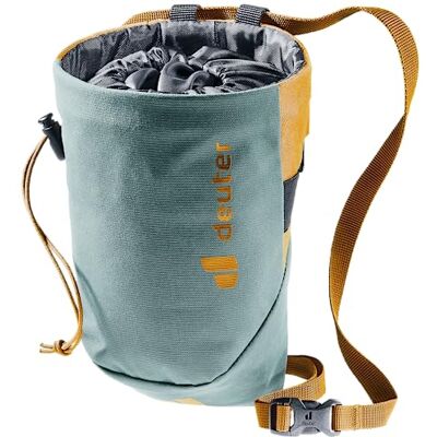 Deuter Gravity Chalk Bag II L Magnesia tas Teal/Kaneel Blauw Deuter Gravity Chalk Bag II L Magnesia tas Teal/Kaneel Blauw