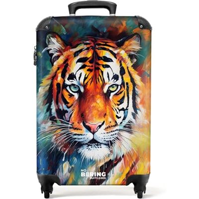 NoBoringSuitcases.com © Cabinekoffer harde koffer trolley harde schaal handbagage koffer middelgroot formaat in 9 afbeeldingen (portret van een tijger als olieverfwerk, 55 x 35 x 20 cm) NoBoringSuitcases.com © Cabinekoffer harde koffer trolley harde schaal handbagage koffer middelgroot formaat in 9 afbeeldingen (portret van een tijger als olieverfwerk, 55 x 35 x 20 cm)