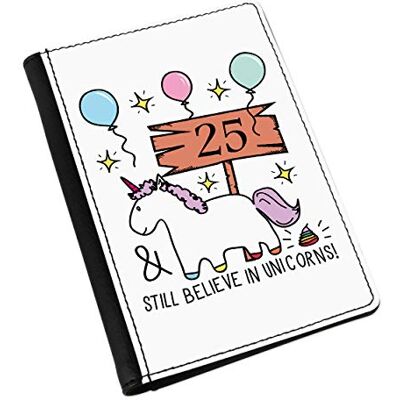 Gift Base Sconosciuto 25e verjaardag still believe in Unicorn paspoorthoes zwart, zwart., Sconosciuto Gift Base Sconosciuto 25e verjaardag still believe in Unicorn paspoorthoes zwart, zwart., Sconosciuto