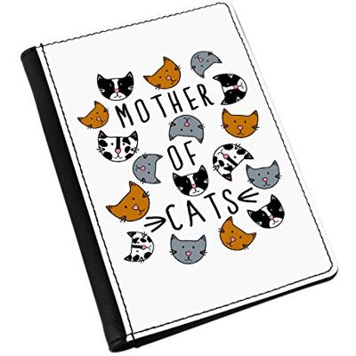 Gift Base Paspoorthoes Mother of Cats, zwart, universele pasvorm, Europees, zwart., Universal Fit, Europees Gift Base Paspoorthoes Mother of Cats, zwart, universele pasvorm, Europees, zwart., Universal Fit, Europees