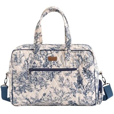 Maison d' Hermine Weekendtassen voor dames, katoen, gewatteerd, voor 's nachts, weekendtas voor heren, cadeau voor sportschool, reizen, 02 The Miller blauw, 02 The Miller blauw Maison d' Hermine Weekendtassen voor dames, katoen, gewatteerd, voor 's nachts, weekendtas voor heren, cadeau voor sportschool, reizen, 02 The Miller blauw, 02 The Miller blauw