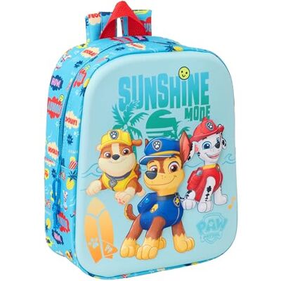 safta Paw Patrol 3D kinderdagrugzak, aanpasbaar aan trolley, eenvoudige reiniging, ideaal voor kinderen van verschillende leeftijden, comfortabel en veelzijdig, kwaliteit en weerstand, 22 x 10 x 27 cm safta Paw Patrol 3D kinderdagrugzak, aanpasbaar aan trolley, eenvoudige reiniging, ideaal voor kinderen van verschillende leeftijden, comfortabel en veelzijdig, kwaliteit en weerstand, 22 x 10 x 27 cm