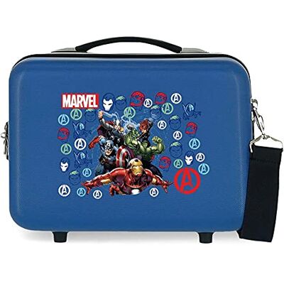 Marvel Avengers, azuurblauw, 29 x 21 x 15 cm, aanpasbare toilettas met schouderriem, Azur, Aanpasbare toilettas met schouderriem Marvel Avengers, azuurblauw, 29 x 21 x 15 cm, aanpasbare toilettas met schouderriem, Azur, Aanpasbare toilettas met schouderriem