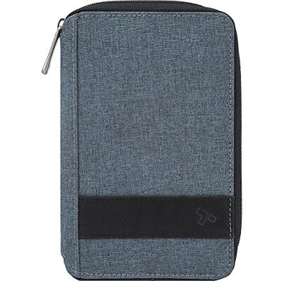 Travelon Safe ID Multi-Paspoorthoes, Leisteen, 7.75 x 5 x .75, RFID-blokkerende paspoorthoes Travelon Safe ID Multi-Paspoorthoes, Leisteen, 7.75 x 5 x .75, RFID-blokkerende paspoorthoes