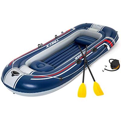 Bestway Hydro-Force Treck X 3 opblaasbare bootset voor 3 personen + 1 kind 307 x 126 x 39 cm Bestway Hydro-Force Treck X 3 opblaasbare bootset voor 3 personen + 1 kind 307 x 126 x 39 cm