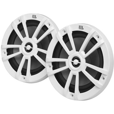 JBL Stage Marine Waterdichte Speaker 6-1/2" (160mm) 180 Watt Twee Weg Marine Luidsprekers voor Boot Uv- en zoutwaterbestendig Outdoor Inbouw Enciente Kleur: Wit JBL Stage Marine Waterdichte Speaker 6-1/2" (160mm) 180 Watt Twee Weg Marine Luidsprekers voor Boot Uv- en zoutwaterbestendig Outdoor Inbouw Enciente Kleur: Wit