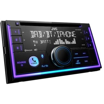 JVC autoradio 2DIN, CD, USB, iPod, Bluetooth, Dab+, KW-DB95BT zwart JVC autoradio 2DIN, CD, USB, iPod, Bluetooth, Dab+, KW-DB95BT zwart