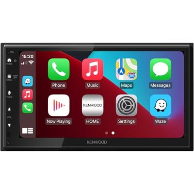 Kenwood DMX6523DABS 17,3 cm WSVGA-ontvanger met DAB+/FM, CarPlay en Android Auto, Apple en Android Wireless Mirroring, Bluetooth, capacitief touchpaneel, DSP, 4 x 50 W, 3 x 2,5 V vooruitgang Kenwood DMX6523DABS 17,3 cm WSVGA-ontvanger met DAB+/FM, CarPlay en Android Auto, Apple en Android Wireless Mirroring, Bluetooth, capacitief touchpaneel, DSP, 4 x 50 W, 3 x 2,5 V vooruitgang