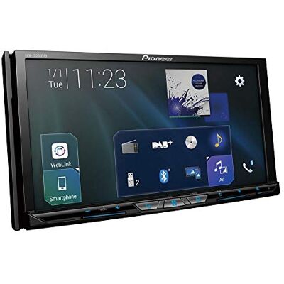Pioneer AVH-Z9200DAB 2-DIN-multimediaspeler, 7-inch ClearType-touchscreen, smartphone-aansluiting, USB, Apple CarPlay, Android auto, DAB/DAB+ digitale radio, Bluetooth, 13-bands grafische equalizer Pioneer AVH-Z9200DAB 2-DIN-multimediaspeler, 7-inch ClearType-touchscreen, smartphone-aansluiting, USB, Apple CarPlay, Android auto, DAB/DAB+ digitale radio, Bluetooth, 13-bands grafische equalizer
