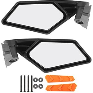 Aramox Spiegelvervangingsset, verstelbare zijspiegel accessoires voor buitenspiegel voor Maverick X3 UTV (zwart) Aramox Spiegelvervangingsset, verstelbare zijspiegel accessoires voor buitenspiegel voor Maverick X3 UTV (zwart)
