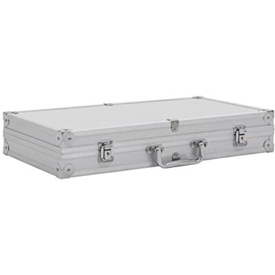 vidaXL vuurwapenkoffer aluminium ABS zilver vidaXL vuurwapenkoffer aluminium ABS zilver