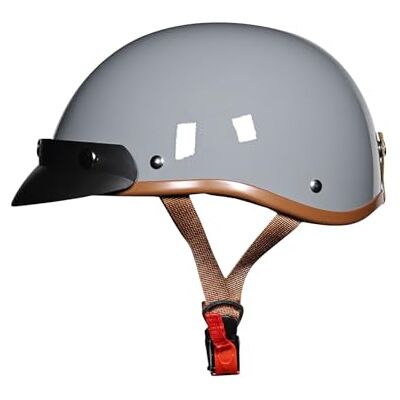 LIONCIANO Motorhelm voor volwassenen, open helm, ABS 709 gecombineerd met EPS, kingesp met snelsluiting. Geschikt voor scooter bromfiets chopper LIONCIANO Motorhelm voor volwassenen, open helm, ABS 709 gecombineerd met EPS, kingesp met snelsluiting. Geschikt voor scooter bromfiets chopper