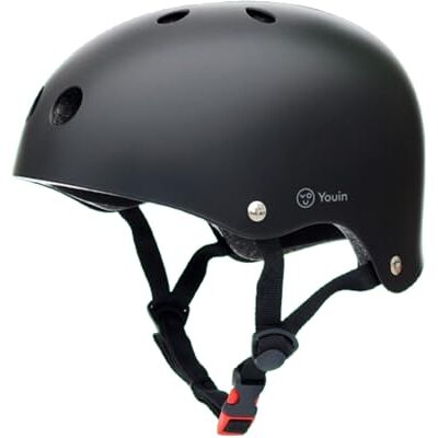 YOUIN NO BULLSHIT TECHNOLOGY Youin MA1016 Motorhelm, EN1078, licht, comfortabel, verstelbaar, geventileerd, maat L 57-63 cm, voor fietsen en scooters, modern design, uitneembare voering YOUIN NO BULLSHIT TECHNOLOGY Youin MA1016 Motorhelm, EN1078, licht, comfortabel, verstelbaar, geventileerd, maat L 57-63 cm, voor fietsen en scooters, modern design, uitneembare voering