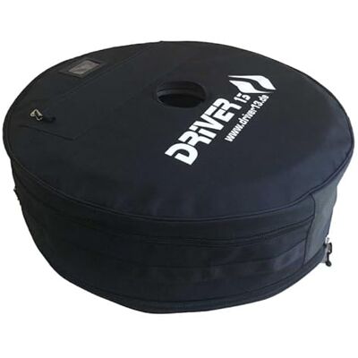 Driver13 Motorfietstas 2-in-1, voorband 120/17 of achterband 180-200/17, trektas, zwart Driver13 Motorfietstas 2-in-1, voorband 120/17 of achterband 180-200/17, trektas, zwart