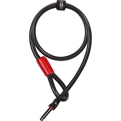 ABUS Insteekkabel voor frameslot, adapterkabel 12/100, fietsslot met 100 cm lengte, 12 mm dikke staalkabel, zwart Câble antivol 12 mm compatible avec les antivols de cadre , fixation polyvalente ABUS Insteekkabel voor frameslot, adapterkabel 12/100, fietsslot met 100 cm lengte, 12 mm dikke staalkabel, zwart Câble antivol 12 mm compatible avec les antivols de cadre , fixation polyvalente