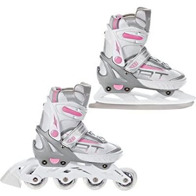 Raven Profession 2-in-1 inlineskates, voor kinderen en volwassenen, verstelbaar, Abec7-kogellagers Raven Profession 2-in-1 inlineskates, voor kinderen en volwassenen, verstelbaar, Abec7-kogellagers