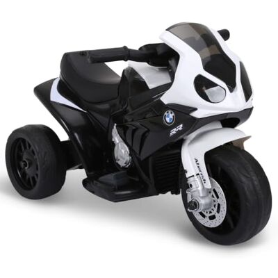 HOMCOM Elektrische motorfiets voor kinderen, 3 wielen, 6 V, 2,5 km/u, heldere en akoestische effecten, zwart, BMW S1000 RR 2,5 Km/h, Voiture Électrique Enfants, Effets Lumineux et Sonores, Charge Max. 20 Kg HOMCOM Elektrische motorfiets voor kinderen, 3 wielen, 6 V, 2,5 km/u, heldere en akoestische effecten, zwart, BMW S1000 RR 2,5 Km/h, Voiture Électrique Enfants, Effets Lumineux et Sonores, Charge Max. 20 Kg