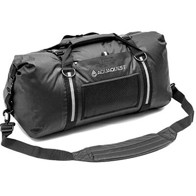 AquaQuest Aqua Quest White Water reistas, 100% waterdicht, robuust, voor reizen, sport, motorfiets, boot, 50 l / 75 l / 100 l, zwart., 50 L AquaQuest Aqua Quest White Water reistas, 100% waterdicht, robuust, voor reizen, sport, motorfiets, boot, 50 l / 75 l / 100 l, zwart., 50 L