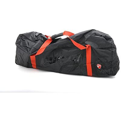Ducati Tas voor scooters, uniseks accessoires voor volwassenen, zwart met rode details, één maat Ducati Tas voor scooters, uniseks accessoires voor volwassenen, zwart met rode details, één maat