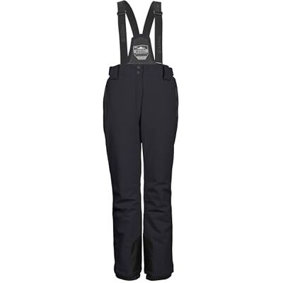 Killtec KSW 249 WMN SKI PNTS_ERIELLE dames skibroek met afneembare bandjes, randbescherming en sneeuwvanger, zwart, maat 42, 43428-000 Killtec KSW 249 WMN SKI PNTS_ERIELLE dames skibroek met afneembare bandjes, randbescherming en sneeuwvanger, zwart, maat 42, 43428-000