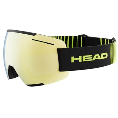 HEAD Unisex Adult F-LYT Ski- en snowboardbril, hemelsblauw/zwart, L HEAD Unisex Adult F-LYT Ski- en snowboardbril, hemelsblauw/zwart, L