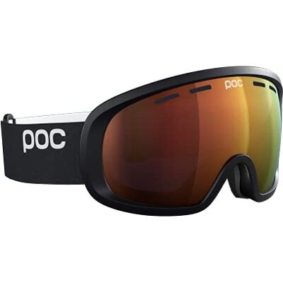 POC Uniseks Fovea Mid skibril voor volwassenen, uranium, zwart/partly sunny oranje, eenheidsmaat POC Uniseks Fovea Mid skibril voor volwassenen, uranium, zwart/partly sunny oranje, eenheidsmaat