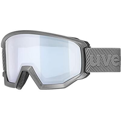 Uvex Athletic Fm Skimasker voor mannen en vrouwen – vergroot gezichtsveld en anti-condensatie – ventilatie van het frame zonder luchtstroom – Rhino matt/zilver-blauw – eenheidsmaat Uvex Athletic Fm Skimasker voor mannen en vrouwen – vergroot gezichtsveld en anti-condensatie – ventilatie van het frame zonder luchtstroom – Rhino matt/zilver-blauw – eenheidsmaat