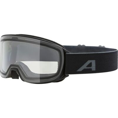 ALPINA NAKISKA Q-LITE OTG skibril, extreem robuust en onbreekbaar, met 100% UV-bescherming, voor volwassenen, mat zwart ALPINA NAKISKA Q-LITE OTG skibril, extreem robuust en onbreekbaar, met 100% UV-bescherming, voor volwassenen, mat zwart