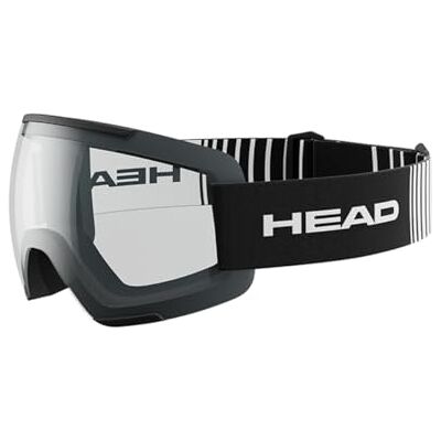 HEAD F-LYT Skibril, snowboardbril, uniseks, transparant/zwart, L HEAD F-LYT Skibril, snowboardbril, uniseks, transparant/zwart, L