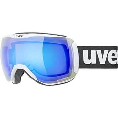 Uvex Downhill 2100 PS, skibril, uniseks, volwassenen, wit (mat blauwgroen), Eén maat Uvex Downhill 2100 PS, skibril, uniseks, volwassenen, wit (mat blauwgroen), Eén maat