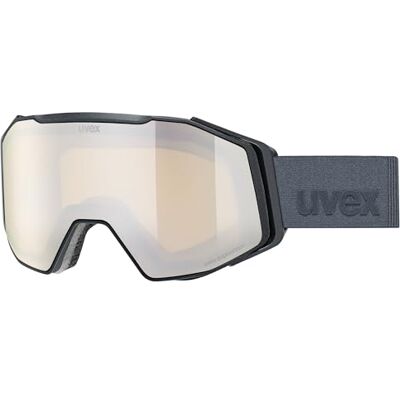 Uvex Lunettes de ski FM, unisexes, pour adultes, noir mat, taille unique Uvex Lunettes de ski FM, unisexes, pour adultes, noir mat, taille unique