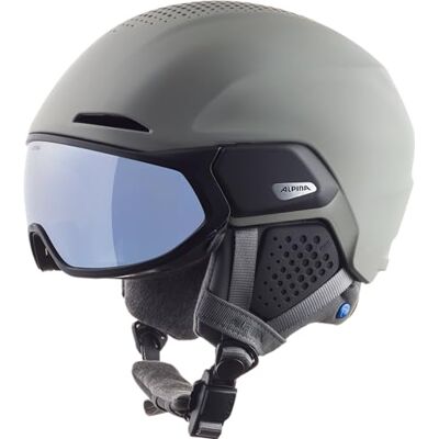 ALPINA Uniseks volwassenen, ALTO Q-LITE skihelm, moon-grijs mat, 51-55 cm ALPINA Uniseks volwassenen, ALTO Q-LITE skihelm, moon-grijs mat, 51-55 cm