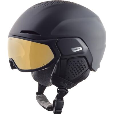 ALPINA Alto Q-LITE – Casque de ski sûr, absorbant les chocs et personnalisable pour adultes, avec visière contrastée ALPINA Alto Q-LITE – Casque de ski sûr, absorbant les chocs et personnalisable pour adultes, avec visière contrastée