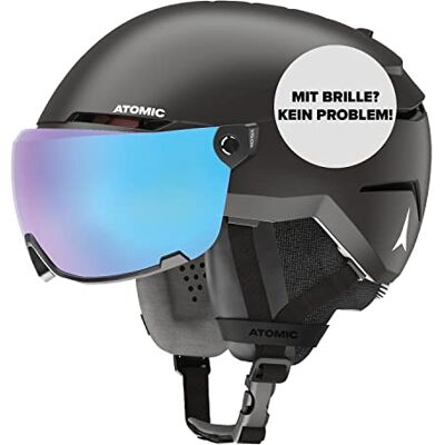 ATOMIC Savor vizier, stereo, skihelm, uniseks, volwassenen, zwart, 55-59 ATOMIC Savor vizier, stereo, skihelm, uniseks, volwassenen, zwart, 55-59